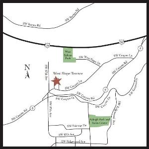 West Slope Terrace - Location Map